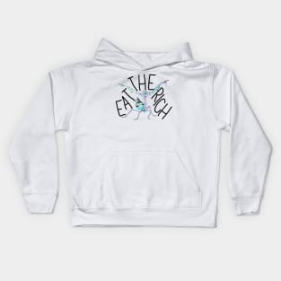 Eat The Rich - T-Posing Praying Mantis Kids Hoodie